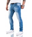 Rock Creek Herren Jeans Stretch Slim Fit Hellblau RC-2131
