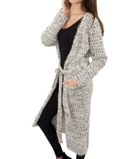Damen Strickjacke Pullover Strickpullover lange One Size D-142
