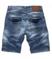 Rock Creek Herren Jeans Shorts Destroyed Blau RC-2123