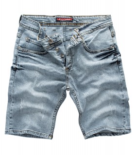 Rock Creek Herren Jeans Shorts Hellblau RC-2136