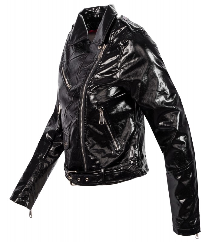 Jacke aus Kunstleder Farbe schwarz - RESERVED - 3307C-99X