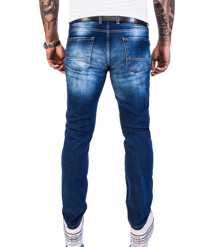 Rock Creek Designer Herren Jeans Hose Stretch Jeanshose Basic Slim Fit W29-W40 M21 