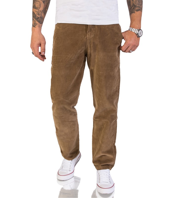 Rock Creek RC-2156 Mens Corduroy Trousers Regular Fit Chino Trousers