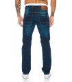 Designer Herren Jeans Clubwear Hose Denim Blau Gerades Bein 