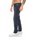 Lorenzo Loren Herren Jeans Regular Fit Schwarz LL-399 