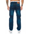 Lorenzo Loren Herren Jeans Comfort Fit Dunkelblau LL-313