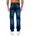 Designer Herren Jeans Hose Straight-Cut Gerades Bein Clubwear 