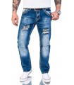 Rock Creek Herren Jeans Comfort Fit Blau RC-2052