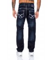 Rock Creek Herren Jeans Comfort Fit Dunkelblau RC-2045 