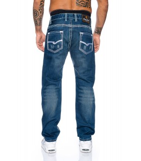 Rock Creek Herren Jeans Comfort Fit Blau RC-2084