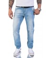 Rock Creek Herren Jeans Regular Fit Hellblau RC-2119