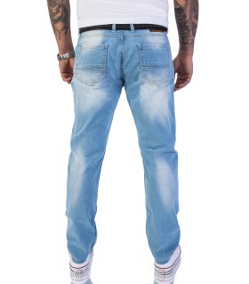 Rock Creek Herren Jeans Regular Fit Hellblau RC-2119