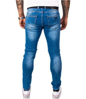 Rock Creek Herren Jeans Slim Fit Blau RC-2163
