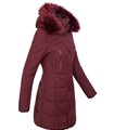 Damen Winter Jacke Steppmantel mit Kapuze Kunsfellkragen D-209