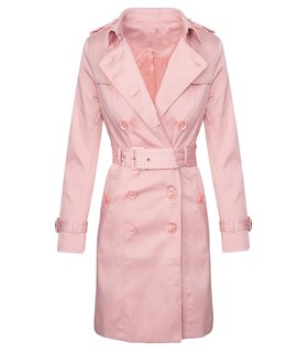 Damen Trenchcoat Mantel Vintage-Style D-312