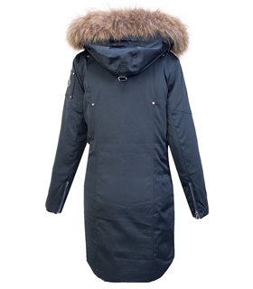 Damen Winter Mantel Kapuze mit Echtpelz D-410