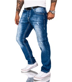 Rock Creek Herren Jeans Comfort Fit Blau RC-2268