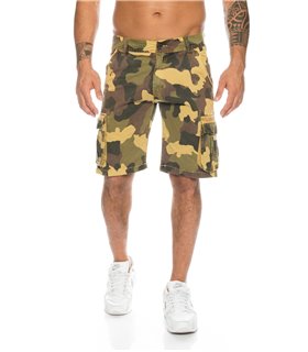 Herren Cargo Shorts Bermuda Camouflage Hose Sommershorts kurze Hose 