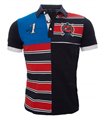 Herrenhemd mit Polokragen Polo T-Shirt Sport Club Hemd Kurzarm Sommer 