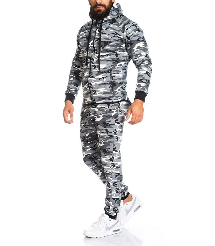 Sportanzug Trainingsanzug Jogginganzug Jogging Hose Jacke Camouflage Herren 