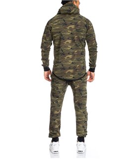 Herren camouflage army jogginganzug jogging hose jacke sportanzug hose 