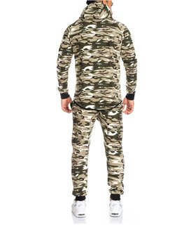 Lorenzo Loren Herren Jogginganzug Camouflage LL-202C