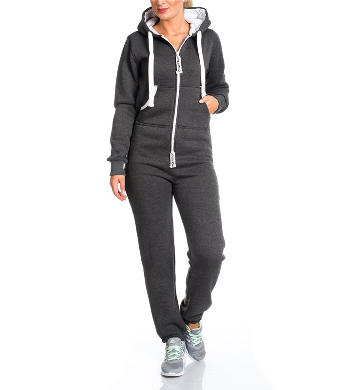 Damen Jumpsuit Jogger Jogging Anzug Trainingsanzug Overall Onesie Kaufen