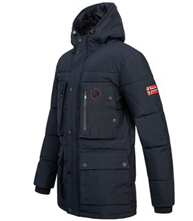 Geographical Norway Herren Winter Jacke mit Kapuze H-241 
