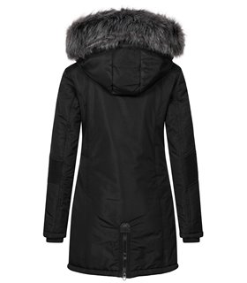 Geographical Norway Damen Winter Jacke mit Kunstfellkragen D-447 