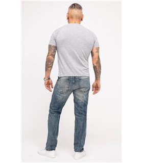 Indumentum Herren Jeans Regular Fit Blau IR-500