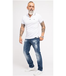 Indumentum Herren Jeans Regular Fit Blau IR-501