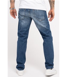 Indumentum Herren Jeans Blau M63