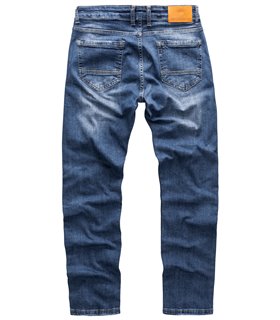 Indumentum Herren Jeans Blau M63