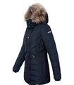 Geographical Norway Damen Winter Jacke mit Kunstfellkragen D-456 