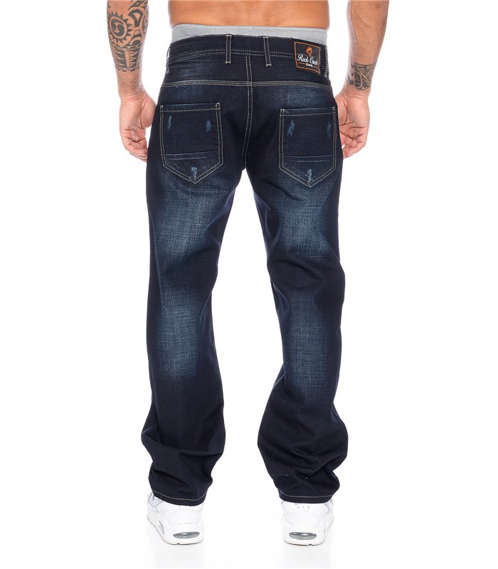 Rock Creek Herren Jeans Regular Fit Hellblau Herrenjeans Gerades Bein RC-2109