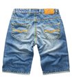 Rock Creek Herren Jeans Shorts Blau RC-2078