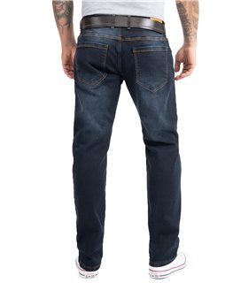 Rock Creek Herren Jeans Slim Fit Dunkelblau RC-2269