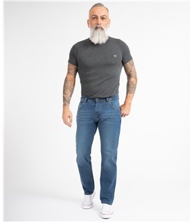Indumentum Herren Jeans Comfort Fit Mittelblau IC-701