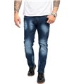 Rock Creek Herren Jeans Regular Fit Dunkelblau RC-2110