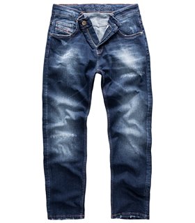 Rock Creek Herren Jeans Regular Fit Dunkelblau RC-3103