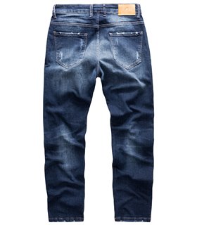 Rock Creek Herren Jeans Regular Fit Dunkelblau RC-3103