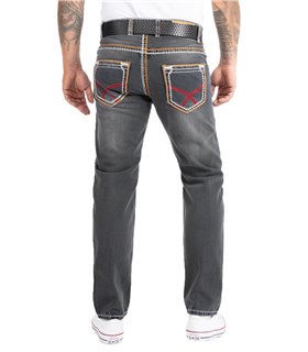 Rock Creek Herren Jeans Comfort Fit Dunkelgrau RC-2168