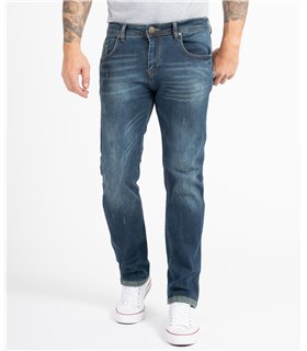Indumentum Herren Jeans Regular Fit Blau IR-504
