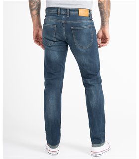 Indumentum Herren Jeans Regular Fit Blau IR-504