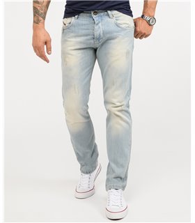Rock Creek Herren Jeans Comfort Fit Hellblau RC-2141