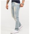 Rock Creek Herren Designer Jeans Hose Regular Fit Stonewashed Used Look M40 NEU