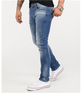 Rock Creek Herren Jeans Slim Fit Blau RC-2162