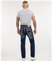 Rock Creek Herren Jeans Comfort Fit Dunkelblau RC-2167
