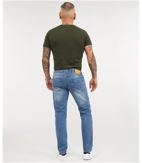 Rock Creek Herren Jeans Comfort Fit Dunkelblau RC-3101