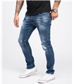 Indumentum Herren Jeans Slim Fit Blau IS-304
